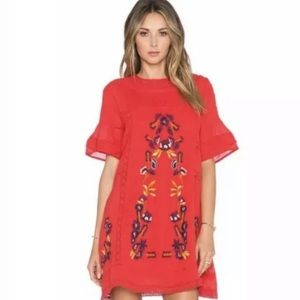 COPY - Free people perfectly victorian floral mini dress